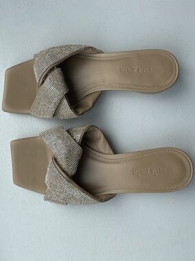 Cult Gaia Crystal Slide sandals — perfect for the spring/summer